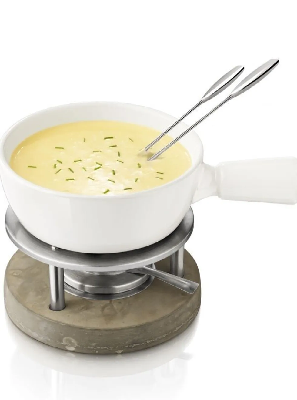 Fondueset Life wit 1 liter Boska