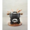 Fondueset zwart 6 personen