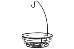 Fruitmand met bananenhanger zwart