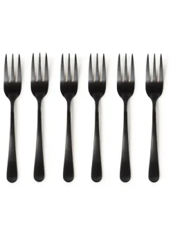 Gebaksvorkjes set van 6 Austin Vintage zwart Amefa