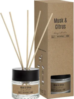 Geurstokjes Muskus Citrus 50 ml Kraft