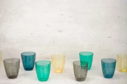 Glas 31 cl Concepto Bulle Pepite blauw