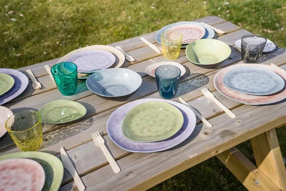Glas 31 cl Concepto Bulle Pepite groen