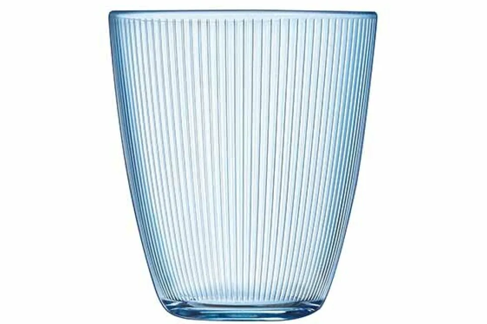 Glas 31 cl Concepto Stripy blauw