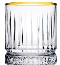 Glas 35,5 cl Elysia gouden rand