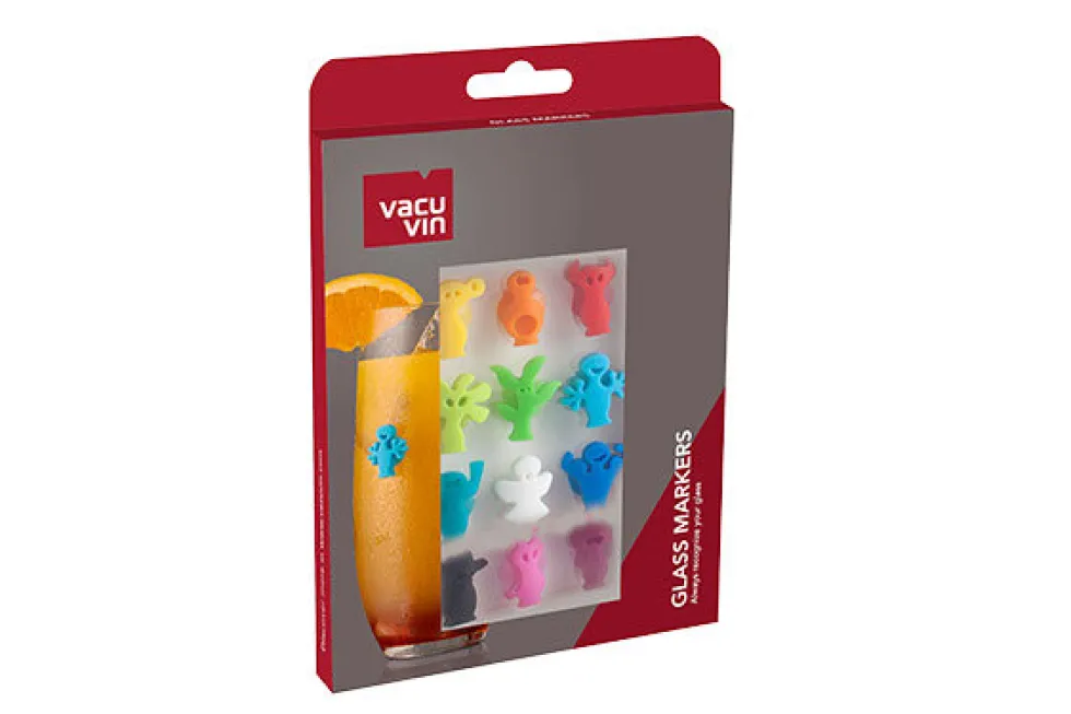 Glasmarkeerder set 12 stuks Vacu Vin