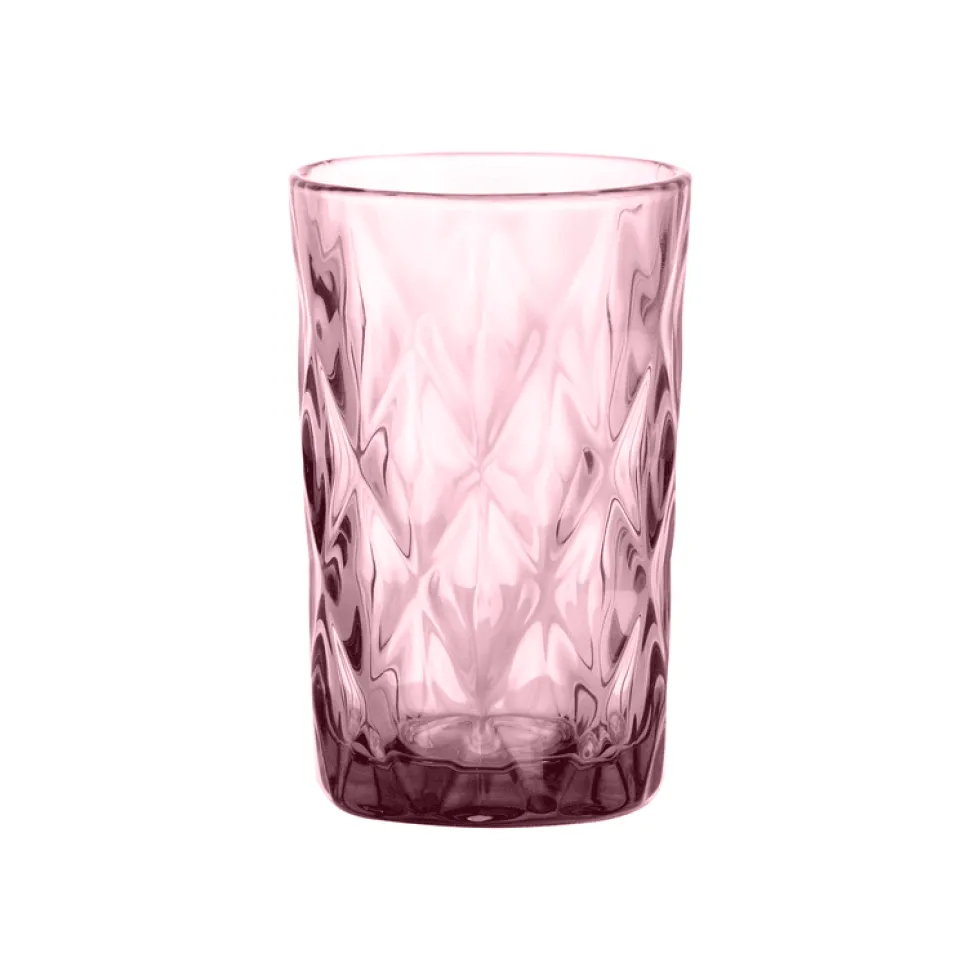 Glas 340 ml roze Gemstone Amethyst