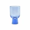 Glas op voet 25 cl Kolon blauw