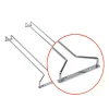 Glazenrek 30x14 cm chrome set van 2
