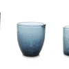 Glazen set 12-delig Blue Crackle