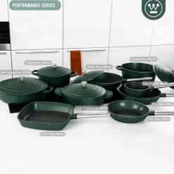 Grillpan 28 cm Groen Performance Series Inductie Westinghouse