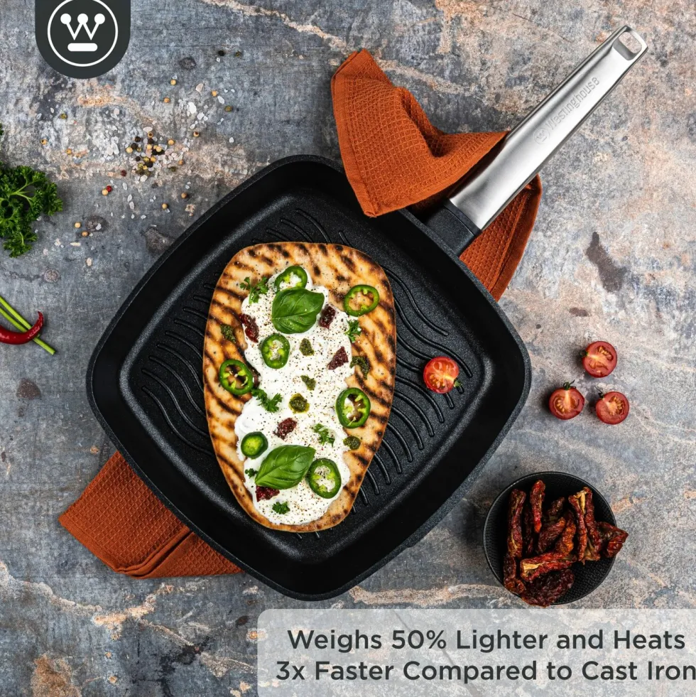 Grillpan 28 cm Zwart Performance Series Inductie Westinghouse