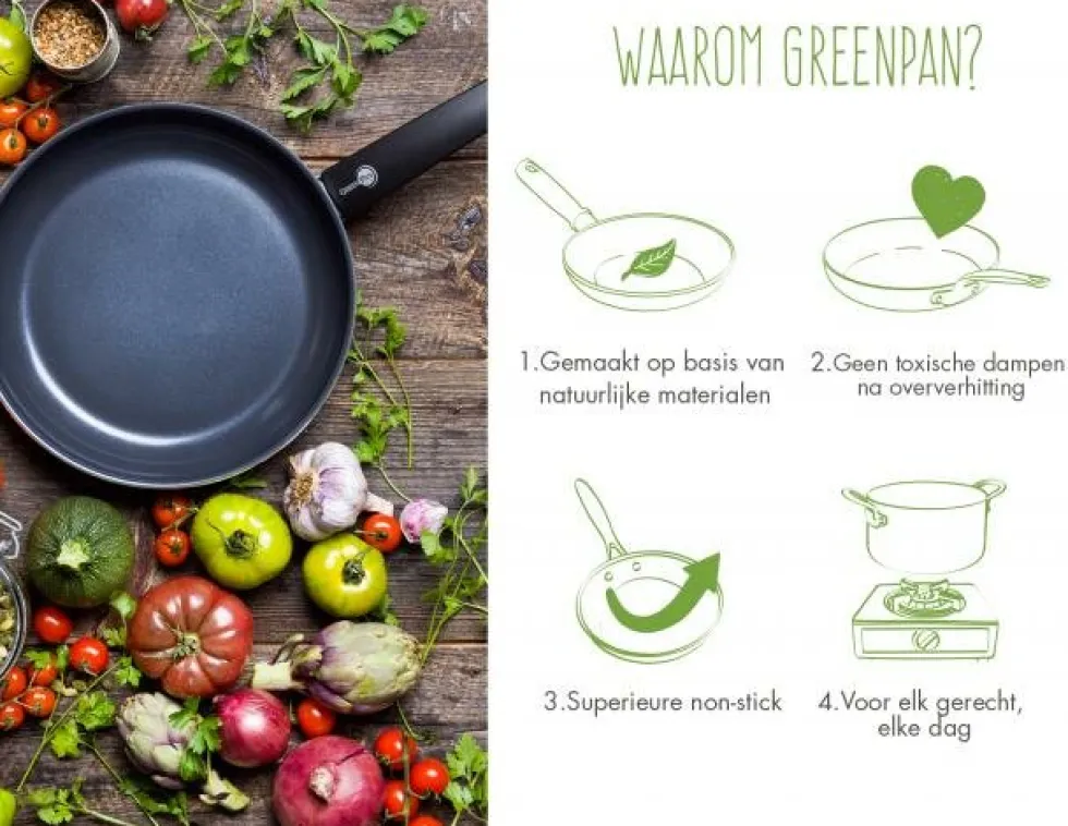 Grillpan keramisch 28 cm Greenpan Cambridge