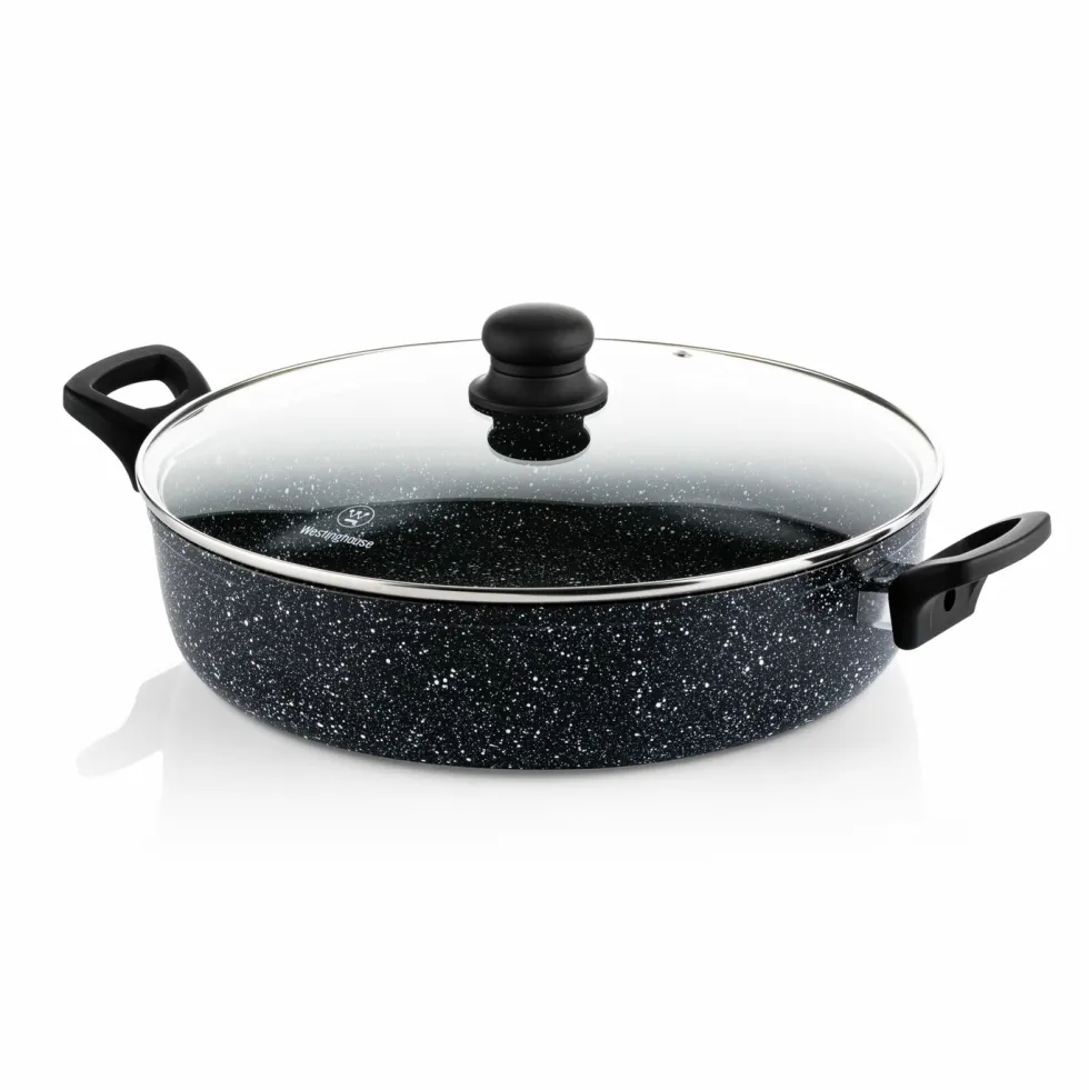Hapjespan 32 cm Black Marble Westinghouse