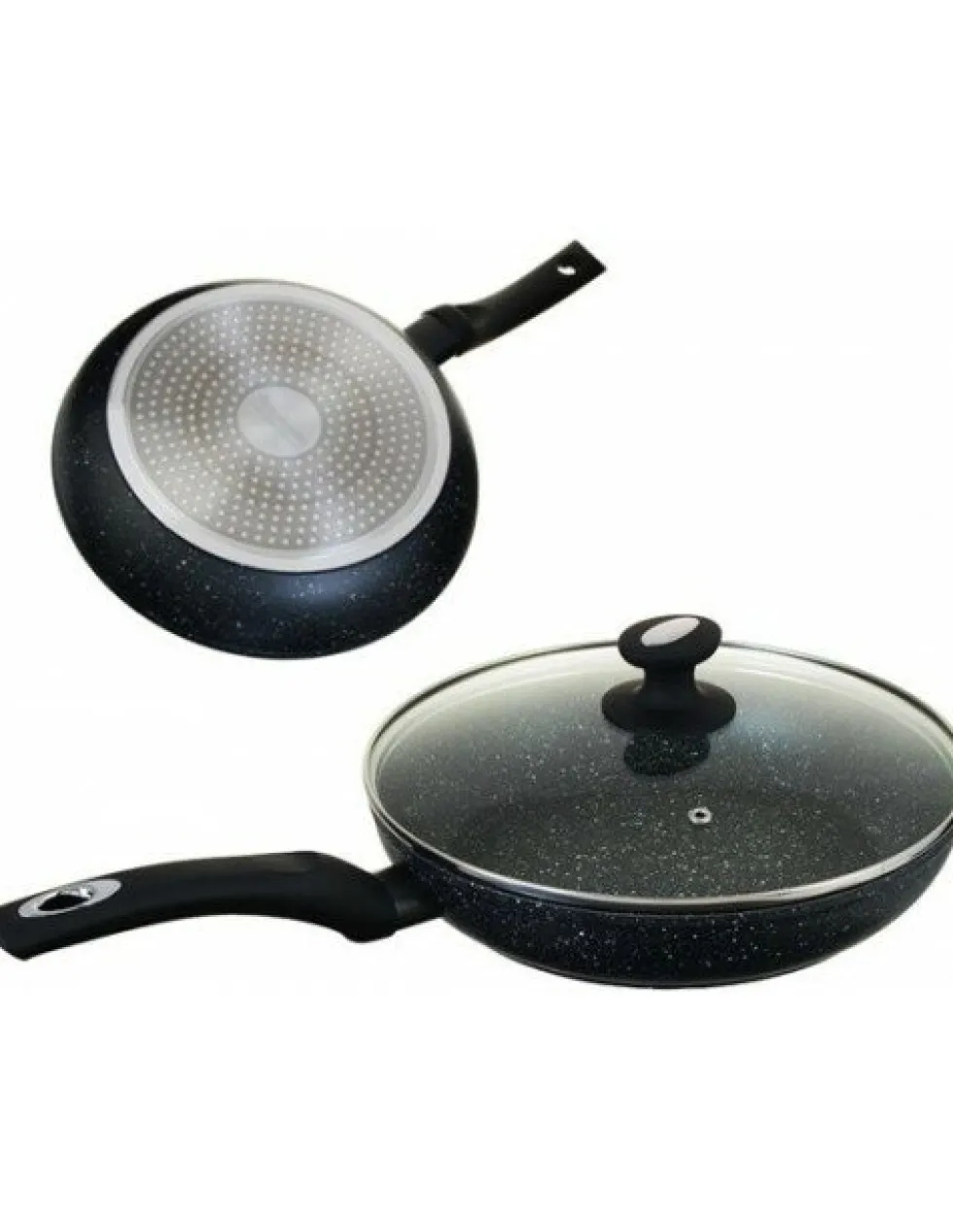 Hapjespan Keramische Coating 28 cm Black Edënbërg Stonetec Line
