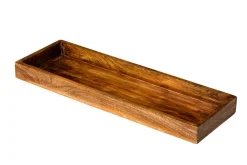 Houten serveerschaal 62 cm x 21 cm