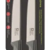 Huishoudmessen glad set van 2 grijs Kitchen Essentials
