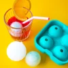 IJsballenvorm Medium Silicone Aquablauw