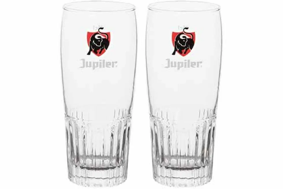 Jupiler glas 25 cl set van 2