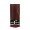 Kaars cylinder wijnrood
