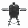 Kamado BBQ Grill XL mat zwart Kamal met zijbordjes en onderstel