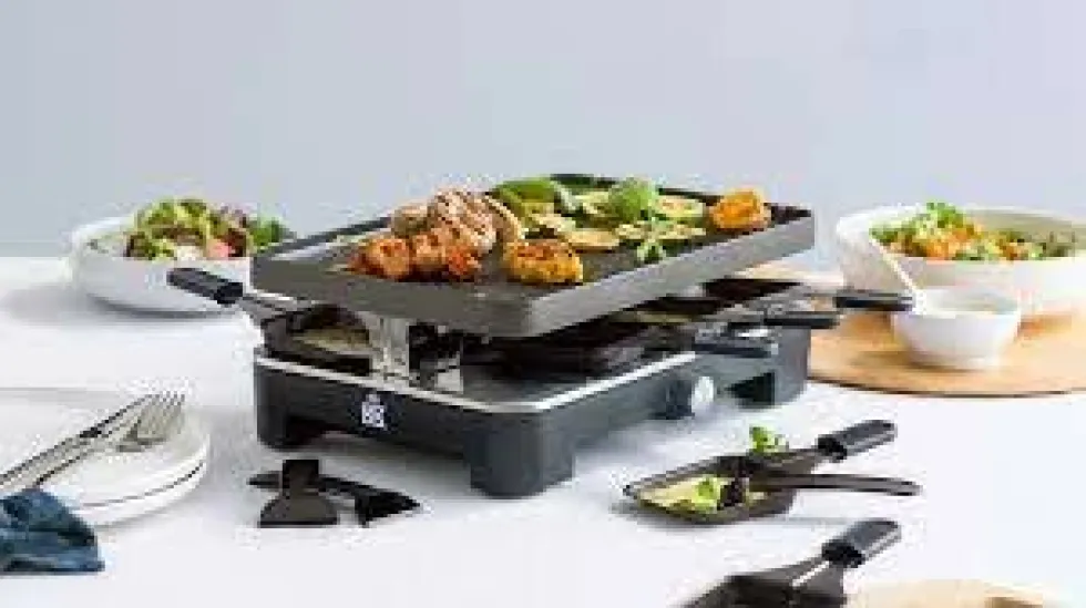 Keramische gourmet set Raclette 37 x 25 cm BK Connect