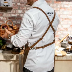 Keukenschort Bruin Cross-body Mr. Smith Boska