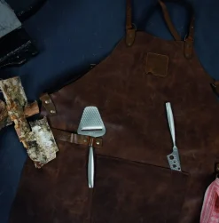 Keukenschort Bruin Cross-body Mr. Smith Boska
