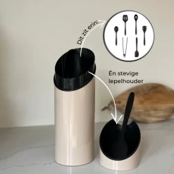 Keukentoolset Sillies Tube Blush 8-delig