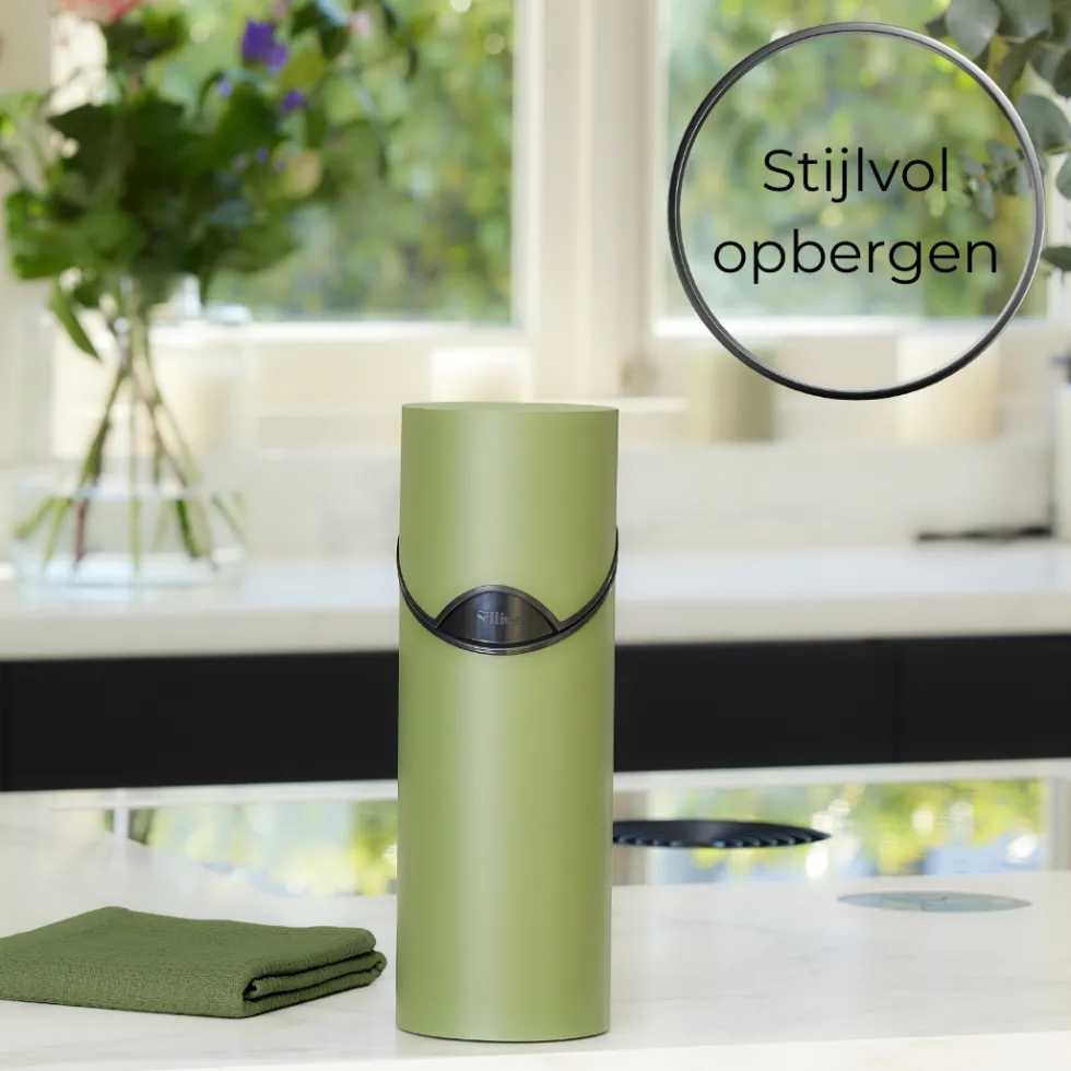 Keukentoolset Sillies Tube Groen 8-delig