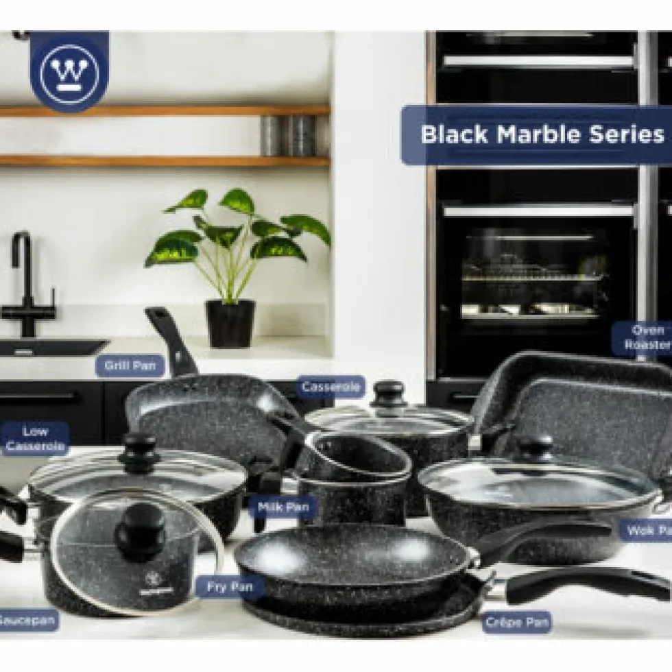 Koekenpan 28 cm Black Marble Westinghouse