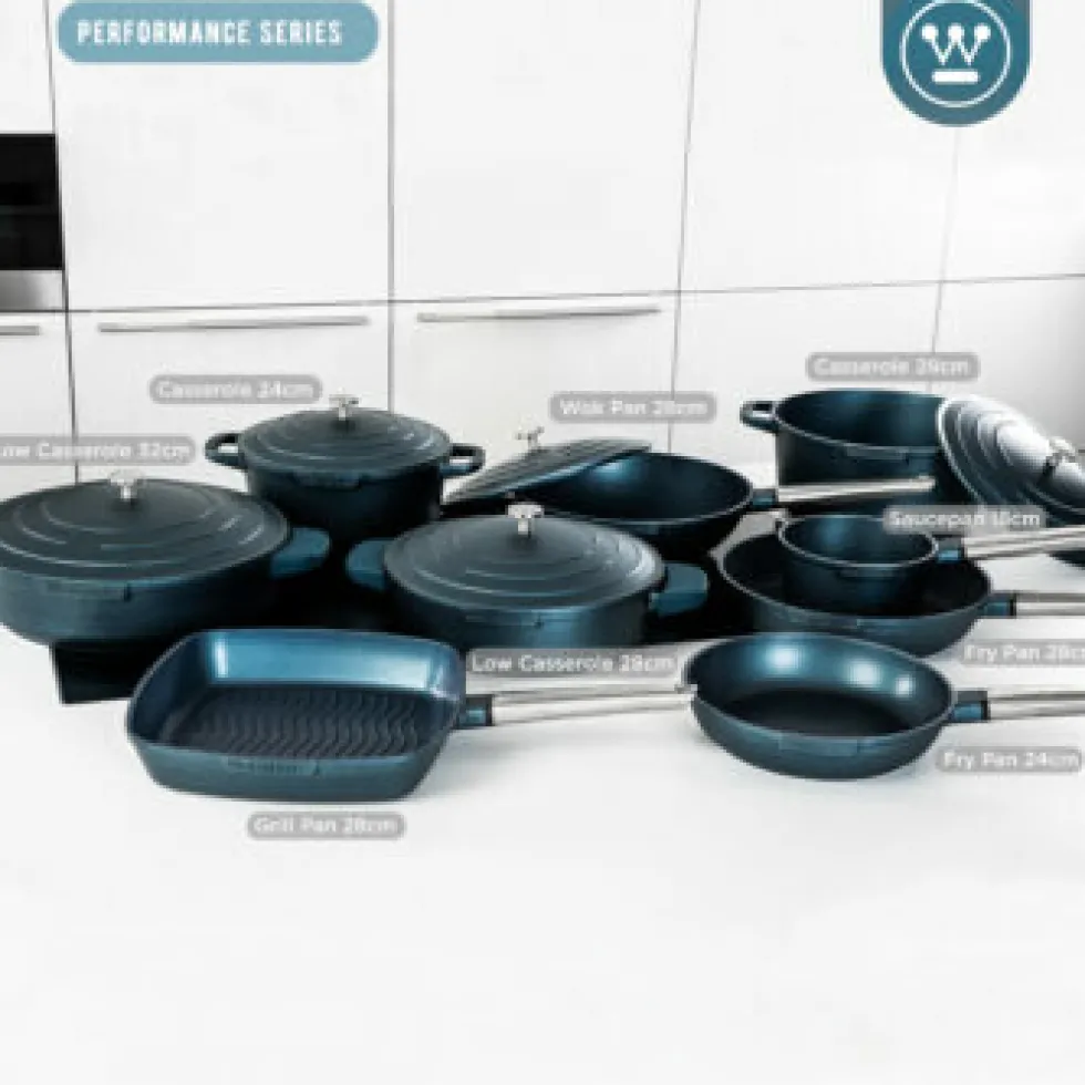 Koekenpan 24 cm Blauw Performance Series Inductie Westinghouse