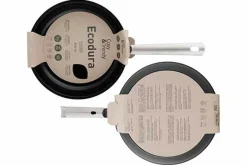 Koekenpan 24 cm Ecodura Zwart