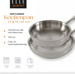 Koekenpannenset 2-delig ELLE Gourmet Clasique