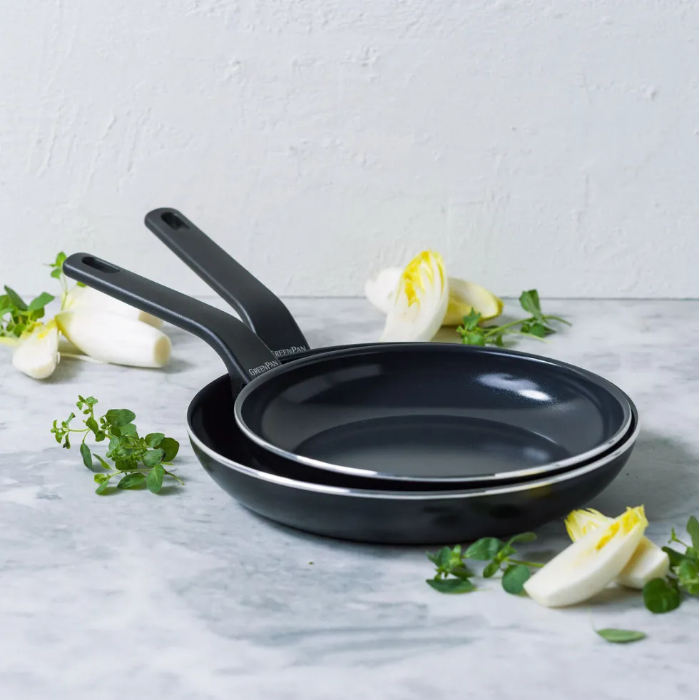 Koekenpannenset 2-delig met Keramische Antikleeflaag 24 / 28 cm Essence