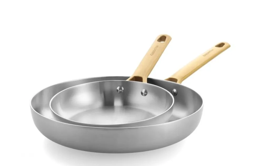 Koekenpannenset RVS 20-28 cm Greenpan Padova 3-Ply uncoated