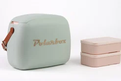 Koelbox met 2 boxen 6 L groen Coolerbag