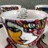 Koffiekopjes met schotels set 6 Josien Broeren