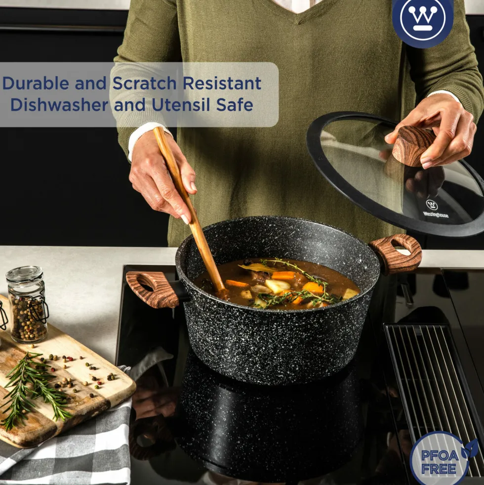 Kookpan 28 cm Black Marble Wood Westinghouse