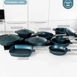Kookpan 28 cm Blauw Performance Series Inductie Westinghouse