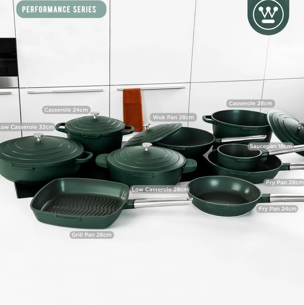 Kookpan 24 cm Groen Performance Series Inductie Westinghouse