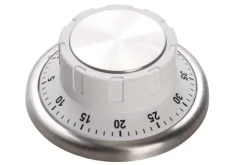 Kookwekker magneet wit 9,2 cm