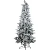 Kunstkerstboom PVC Flocked groen 180 cm hoog