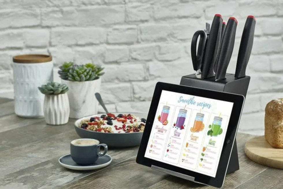 Laser 6-delig Messenblok met tablet houder