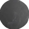 Leisteen bord rond 21 cm