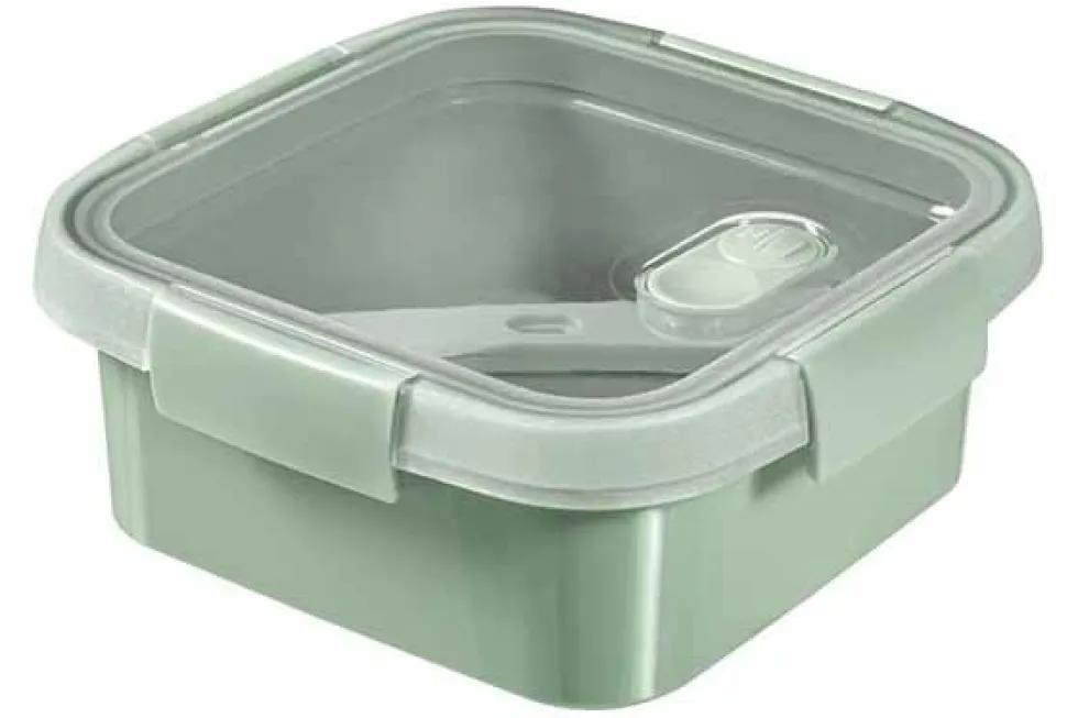 Lunchbox met bestek en bakje Smart to go eco groen 0,9 L Curver