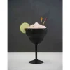 Margarita glas 50cl mat zwart RVS