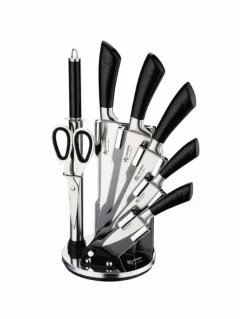 Messenset met Luxe Messenhouder 8-Delig Black Line Edënbërg