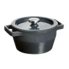 Mini braadpan gietijzer 10 cm grijs Slowcook