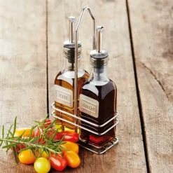 Olie- en azijnset uit glas 150 ml